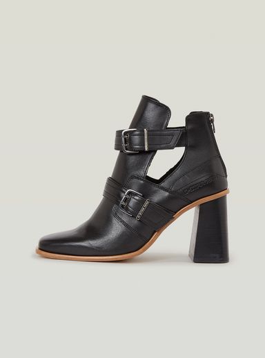 Ringer Mid Strap Leather Boots